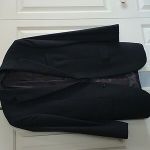 Pronto Uomo Black Wool Classic Blazer Jacket size 36R